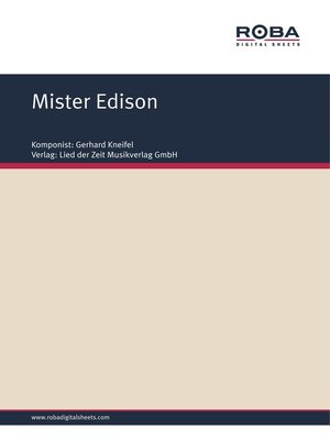 cover image of Mister Edison